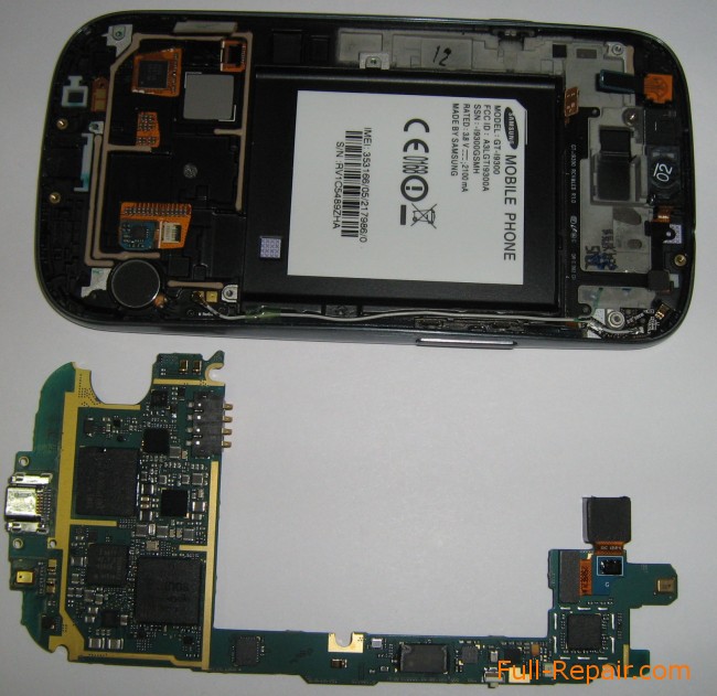 Motherboard Samsung Galaxy S3 removed