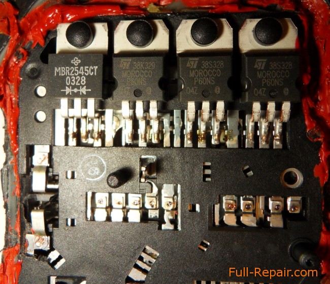 diodes and transistors ABS unit