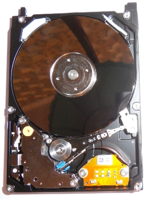 inside of HDD SATA 2.5 inch