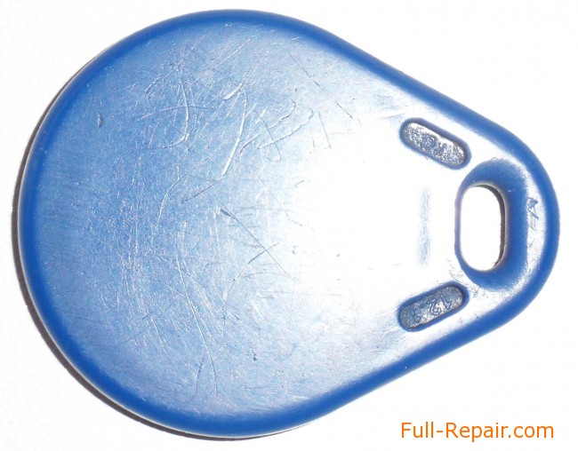 Wireless Doorphone key, rear view