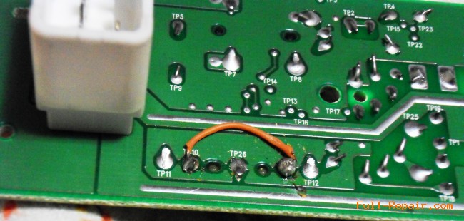 jumper on the control board jumper on the control board