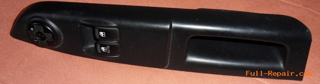Control unit windows with driver's door handle. Out the door The control unit windows with driver's door handle. Out of Doors