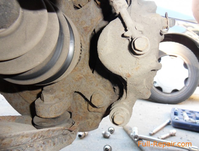 Vint caliper mounting (nizhniy)