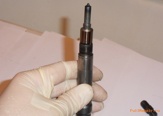 Assembled nozzle without nut Assembled nozzle without nut