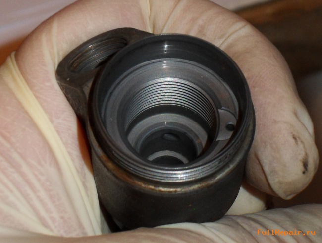 Hole inside injector's housing