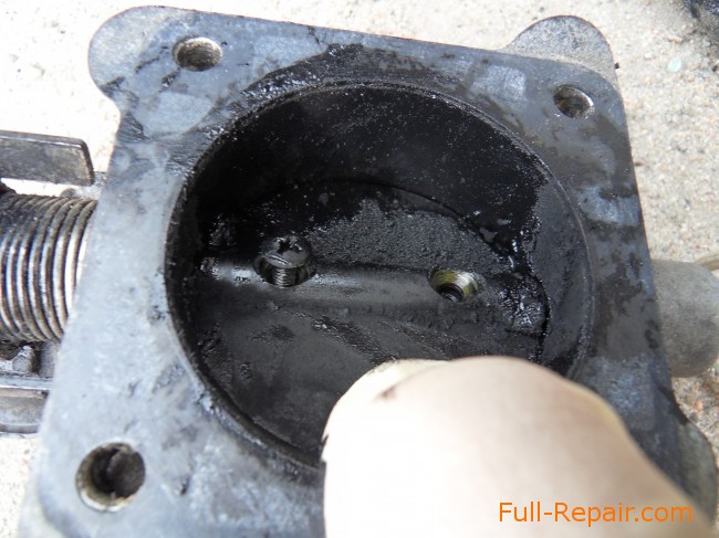 Otkruchivaem throttle plate zaslonki Otkruchivaem throttle plate zaslonki