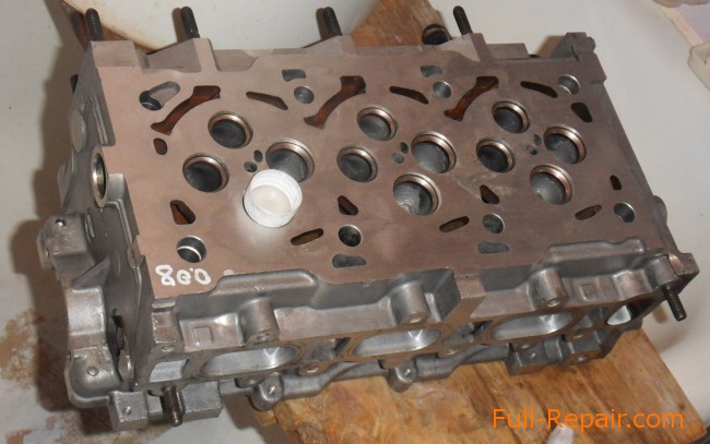 The cylinder head. Saddles corrected.