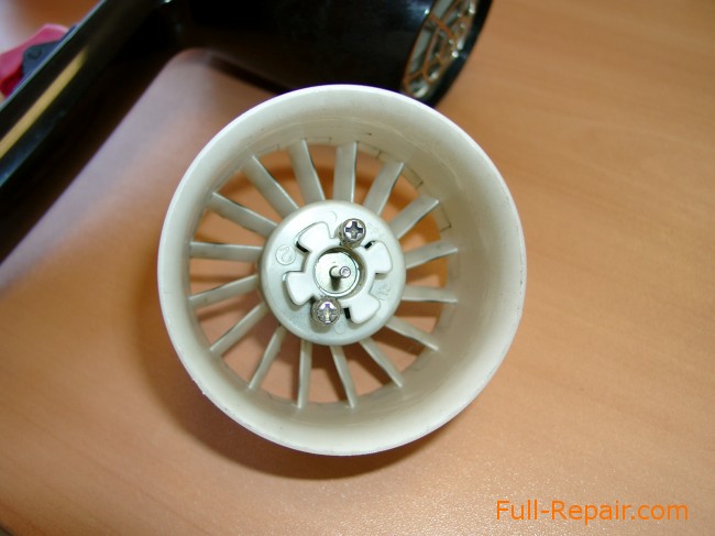 55mm Diameter Fan Parts Plastic 7-blade Fan Blade For Hair Dryer - Fan Parts - A