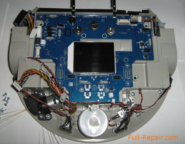 new motherboard installed in pylesos Novaya motherboard installed in pylesos