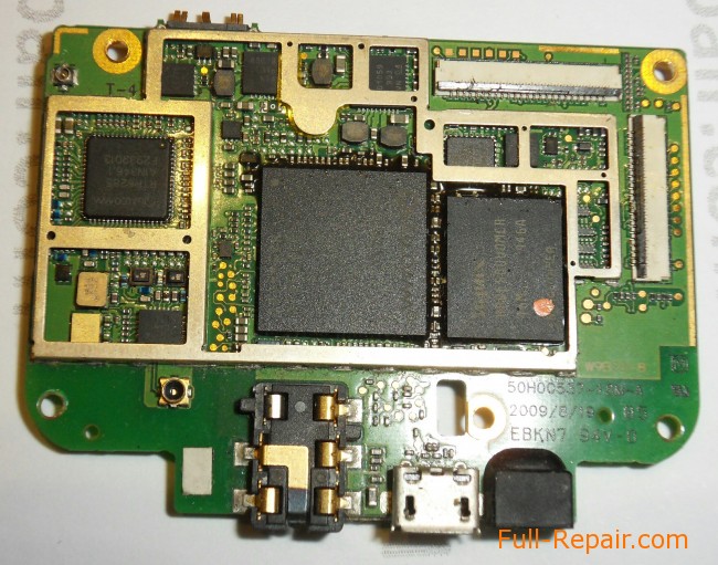 Motherboard shot Motherboard removed