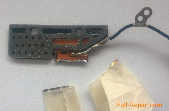 Cooking antenna to soldering Cooking antenna to soldering