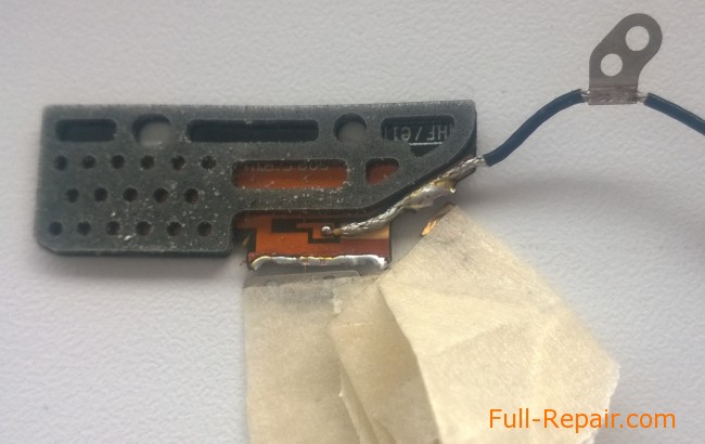Cooking antenna to soldering Cooking antenna to soldering