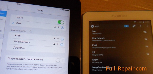 Wireless Networks Found Wireless Networks Found