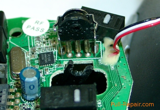 Sensor wheel. Mounts bent. The sensor wheel. Mounts bent.