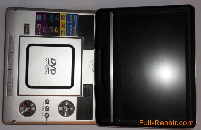 Folding TV, aka DVD-player