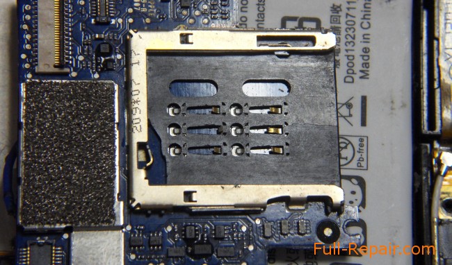  Broken connector SIM-card 