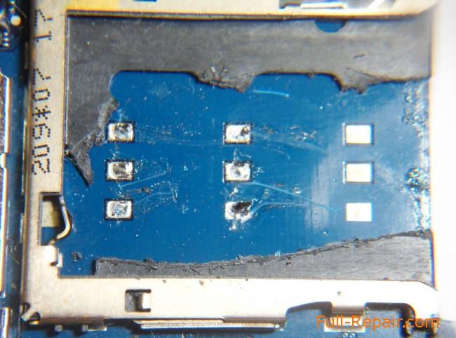 Contact connector Unsolder connector contacts Unsolder