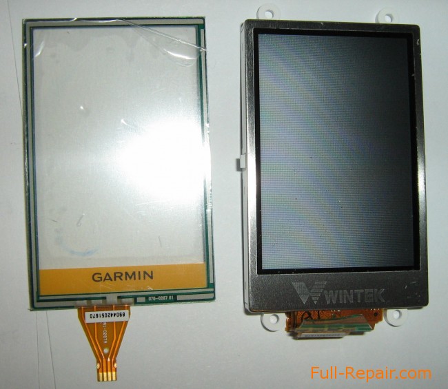 LCD screen, next to the new touch screen